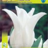 Лале Балада Уайт (Tulip Ballade White)-Класическа елегантност и чистота!