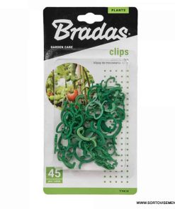 Комплект пластмасови скоби (клипсове) за растения в 3 размера – 45 бр.