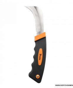 Универсален сърпов нож 70 мм, с TPR дръжка (AK-KN0010) – Здрав и надежден за фермата и градината!