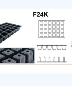 Форма (Табла) за разсад – 24 Квадратни гнезда F24K