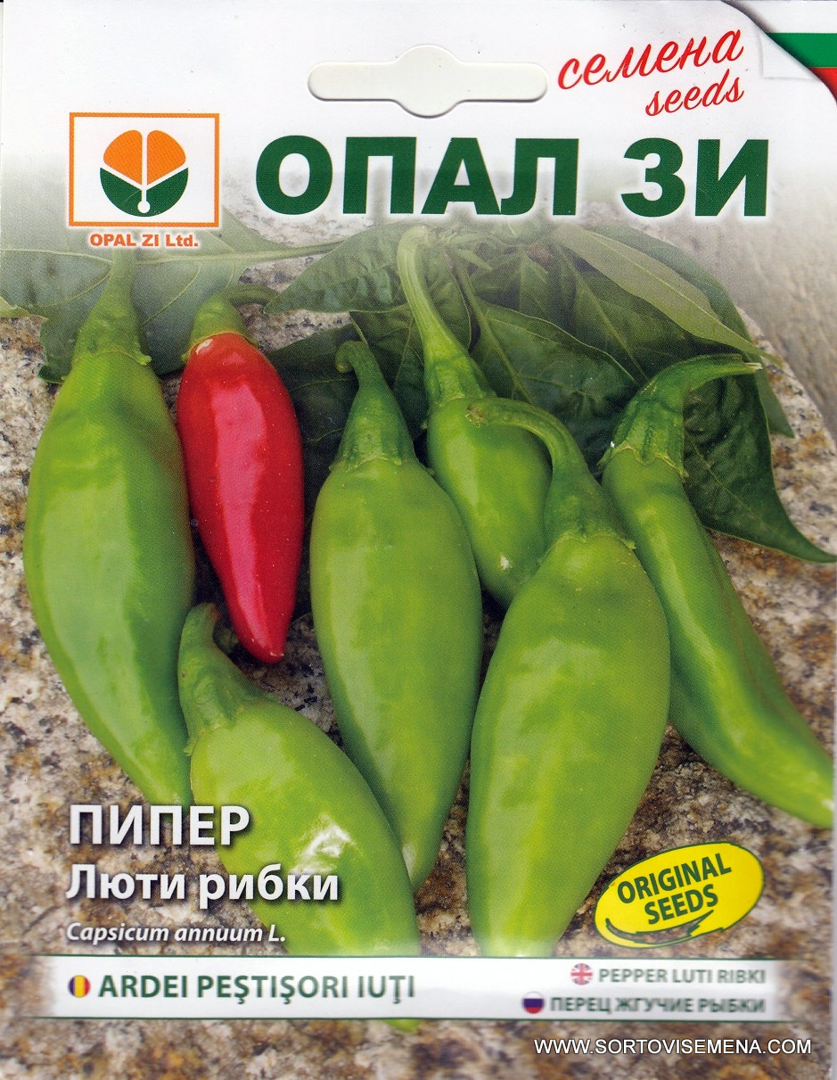 Сортови семена за Пипер Люти рибки – Пикантна енергия и изобилие във вашата градина!