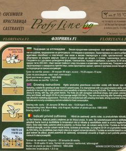 Сортови семена за Краставици Флорияна F1 – Гордостта на българската селекция!