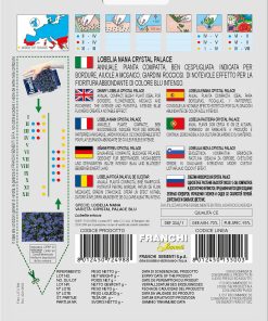 Сортови семена за Лобелия ниска синя Кристал Палас – Сапфирен водопад от цветове!