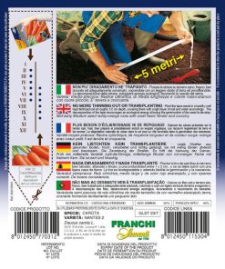 Сортови семена за Моркови Нантес - Лесно засаждане на лента 5 м