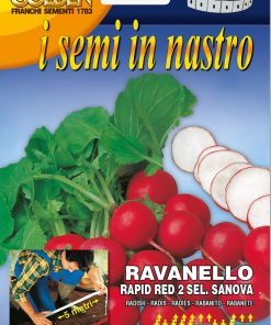 Сортови семена за Репички Червени - Лесно засаждане на лента 5 м
