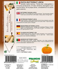 Сортови семена за Тиква Мускатна (Цигулка) гладка – Плътна, сладка и ароматна