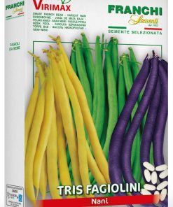 Сортови семена за Фасул нисък микс – Три цвята