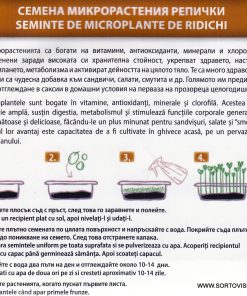 Репички – семена за микрорастения – Експресна свежест и пикантен вкус
