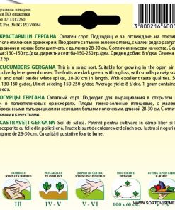 Сортови семена за Краставици Гергана – Гордостта на българската селекция
