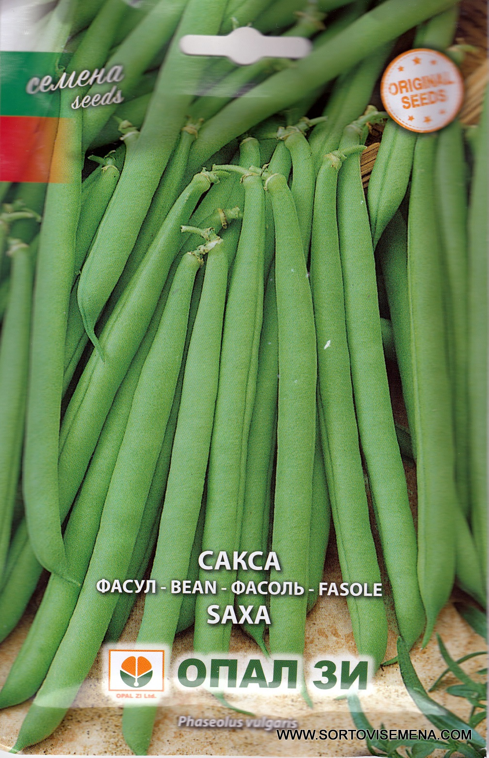 Сортови семена за Фасул Сакса – Ултра ранна реколта без конци
